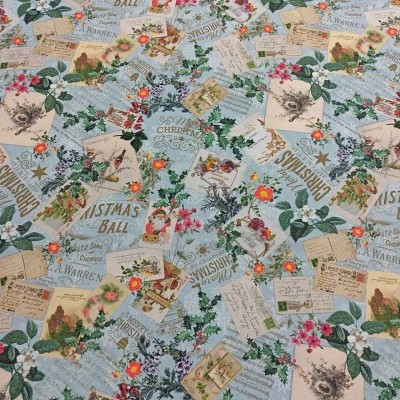 TECIDO INDIGO NATAL T1330