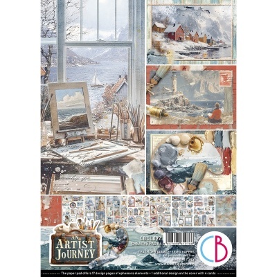 Bloco scrapbooking Ciao Bella Artist Journey Creative A4 9/Pkg CBCL092