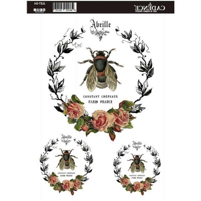 Transfer TEXTIL "Joy of Life" 21x30cm CADENCE Ref.: JLFT04