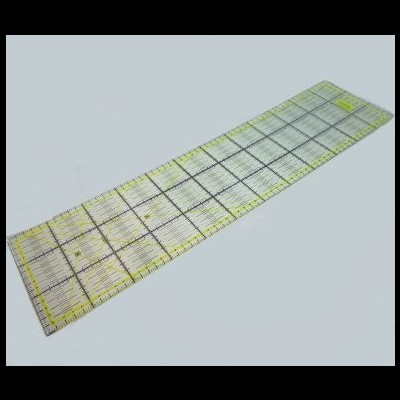 Régua transparente "ANTIDERRAPANTE" 60x15cm c3862