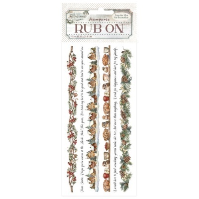 Rub-on  10,16x21,6cm - The Owl's House stripes  DFLRB 181