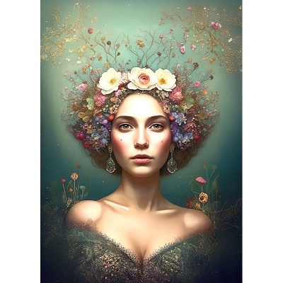 Papel Arroz 60x85cm CADENCE - Nature Crown  NCW001-60