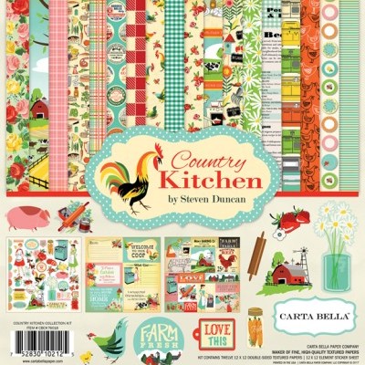 ALBUM SCRAP 12F.30,5X30,5CM CARTA BELLA CBCK76016