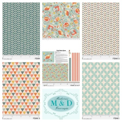 CONJUNTO DE 5 FQ STOF P&B "FRESH BAKED BY JANELLE PENNER" 240125A