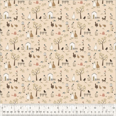 Tecido Windham Fabrics "Petite Jeanne" by L'Atelier Perdu WH53942 -4