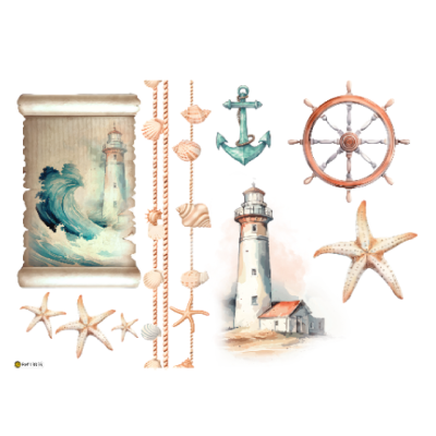 Papel transfer - Ocean 3     20x28cm  13059