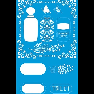Stencil - Lavanda, Perfume e Sabonete ST-391