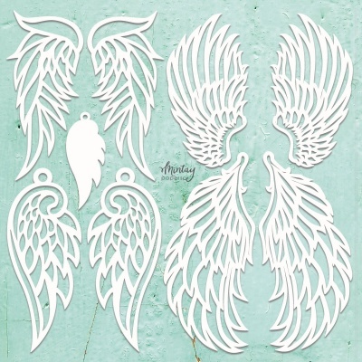CHIPPIES DECOR 30,5X30,5 Angel Wings MT-CHIP2-D19