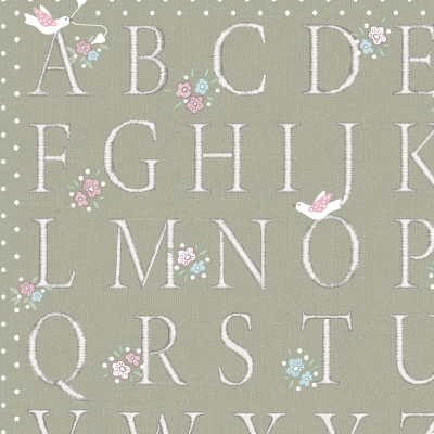 TECIDO "LOVE FAMILY" BY VÉRONIQUE REQUENA 59005