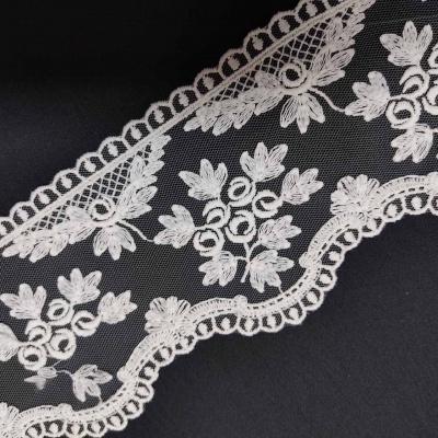 Tule bordado 100%poliester c/9cm WT2549-112