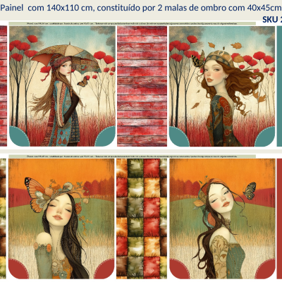 Painel "Outono é Belo" c/140x110cm 2900 435