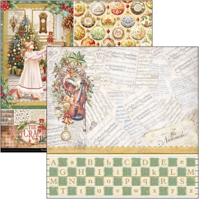 Bloco scrapbooking The Nutcracker 12"x12" CIAO BELLA Ref. CBT080
