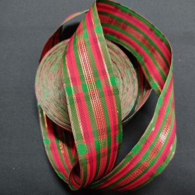 Fita 40mm Vermelha / Verde F972