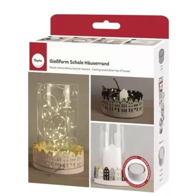 Molde de silicone Casas redondas 13x5cm (D*Alt) 36192000