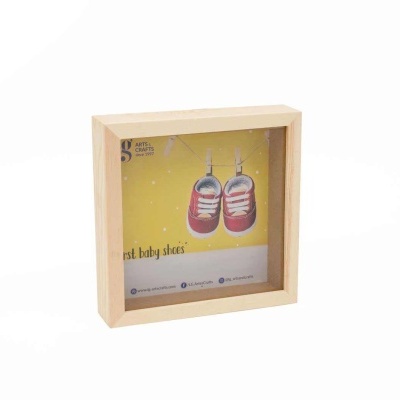 QUADRO C/VIDRO 17x17x4CM C/VIDRO  87824