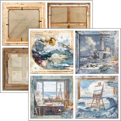 Bloco scrap. Artist Journey Patterns Pad 12"x12" CIAO BELLA CBT092