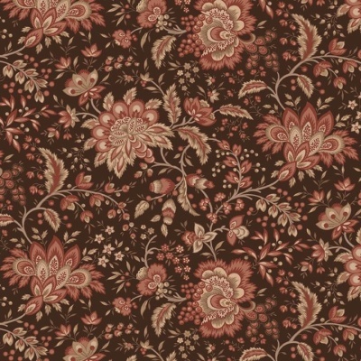 Tecido "EVELYN'S HOPE CHEST" JACOBEAN R101074D  BROWN