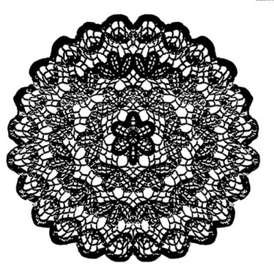 Carimbo Stamperia Natural Rubber Stamp Lace (WTKCC15)