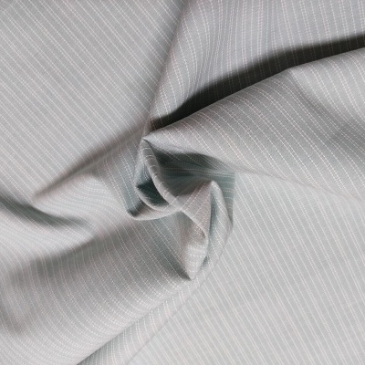 Tecido Tilda "Creating Memories" Chambray Riscas Azul Turquesa  T 160060