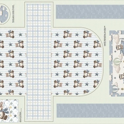 Painel Tecido F&F Voe Alto "menino"  VOE008
