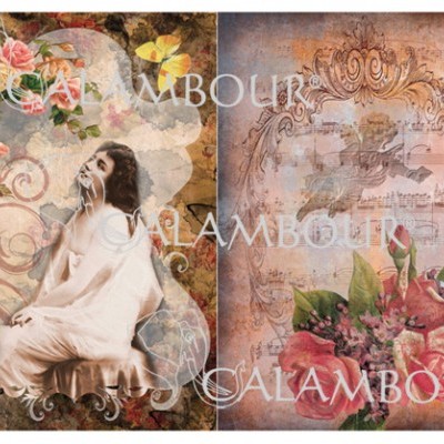 PAPEL ARROZ CALAMBOUR 30,4X42,5CM DGR100