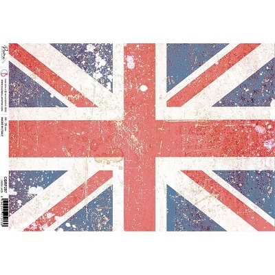 Papel de arroz A4 Piuma The Union Jack Marca: CIAO BELLA Referencia: CBRP297