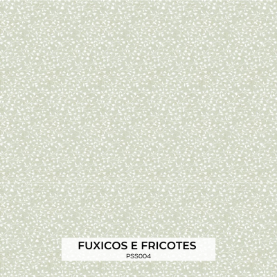 Tecido Fuxicos e Fricotes BÁSICO PASSARINHOS MENTA  PSS004