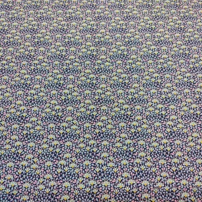TECIDO TILDA COTTON BEACH SEA ANEMONE BLUE 100332 T1500A