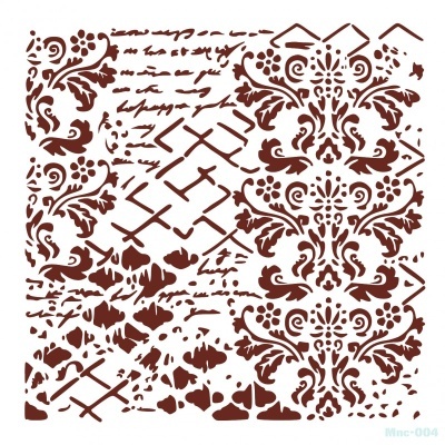 MISS STENCILS 25x25cm MNC004