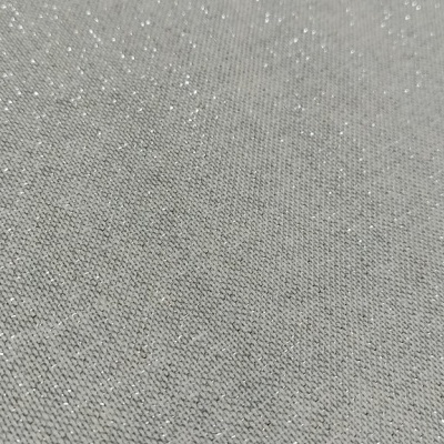 Tecido alinhado CREME/PRATA T1594