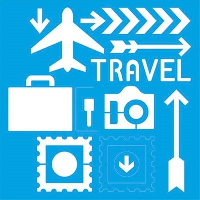 STENCIL LITOARTE 20X20CM STXX-129