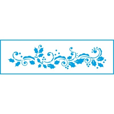 Stencil Estreito Natal - Arabescos Ref.: STN-029