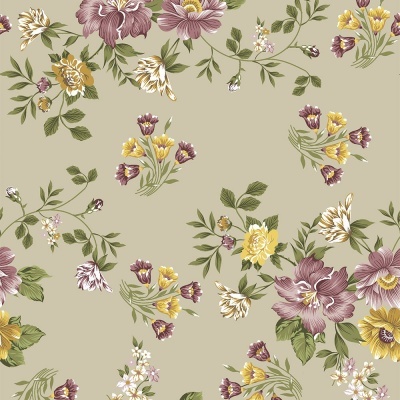 TECIDO FABRICART "Lírios" 202115 T1181