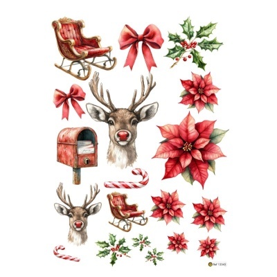 Papel Transfer Pro - Christmas elements - 20x28  13343