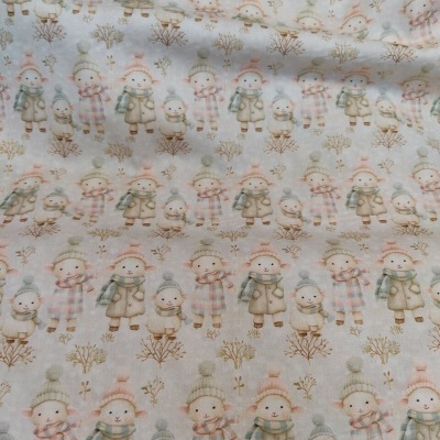 Tecido Fabricart digital "ovelhas adoráveis" 01 D990