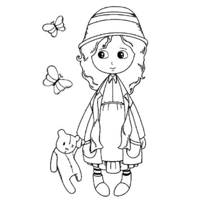 Carimbo Stamperia 7x11cm WTKCC57