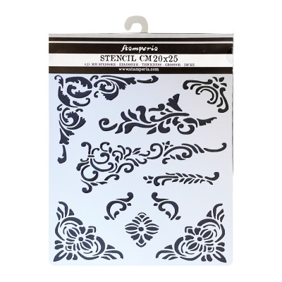 STENCIL CM 20X25 - Vintage Library KSTD135