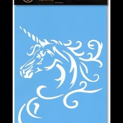 Stencil "Cabeça de Unicornio" 20x30cm 80411