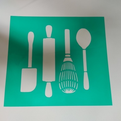 STENCIL "Cozinha" 20X20CM