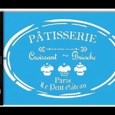 Stencil "Patisserie" 20x30cm 80369