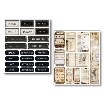 Adesivos (10) MIXMEDIA Little Words Ciao Bella MB001