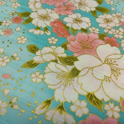 Tecido Cosmo Textil "Satin Slub With Gold" AP21902-1B