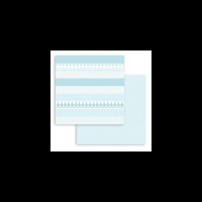 BLOCO SCRAP. STAMPERIA "DAYDREAM BLUE" 20,3x20,3 SBBS 56