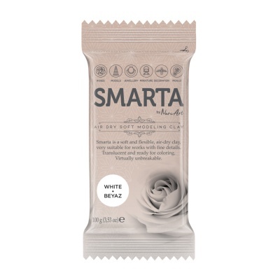 Pasta de modelar Smarta - 100g - Branco OF30000101