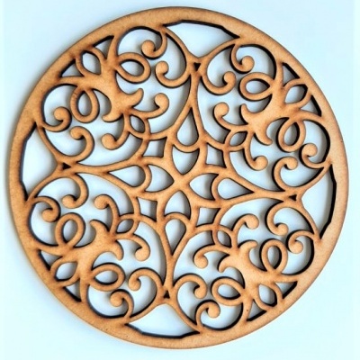 MANDALA MDF 15X15CM E-3001 02