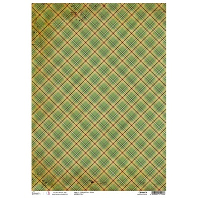 Papel de arroz A3 Piuma Canadian tartan CIAO BELLA CBRM079