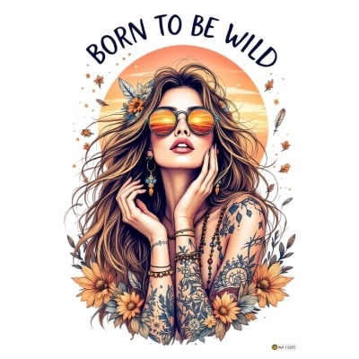 Papel Transfer - Born to be wild 20x28cm  13285