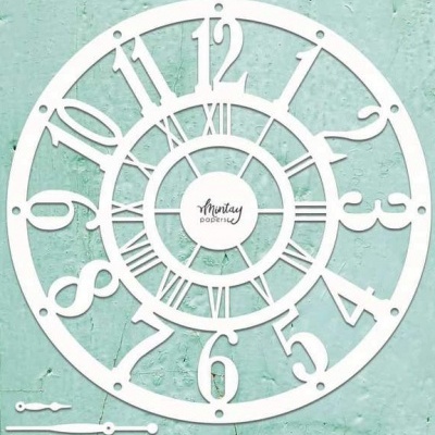 Chippies decor 30,5x30,5 Clock mt-chip2-d15