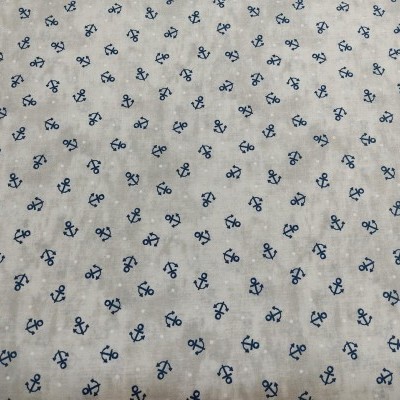 TECIDO STOF FABRICS MAR ÂNCORAS B12 16-155