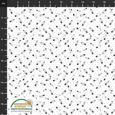 TECIDO STOF "Sew Sew Sew It" 4501 833 T1551